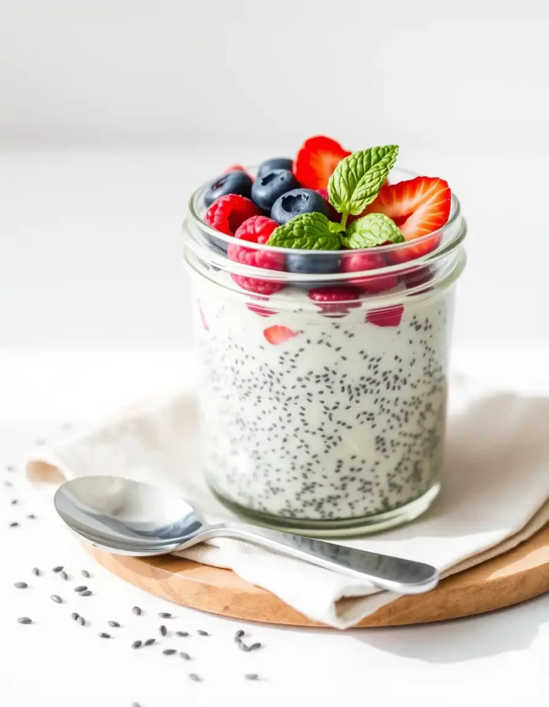 Chia Seed Pudding with Berries