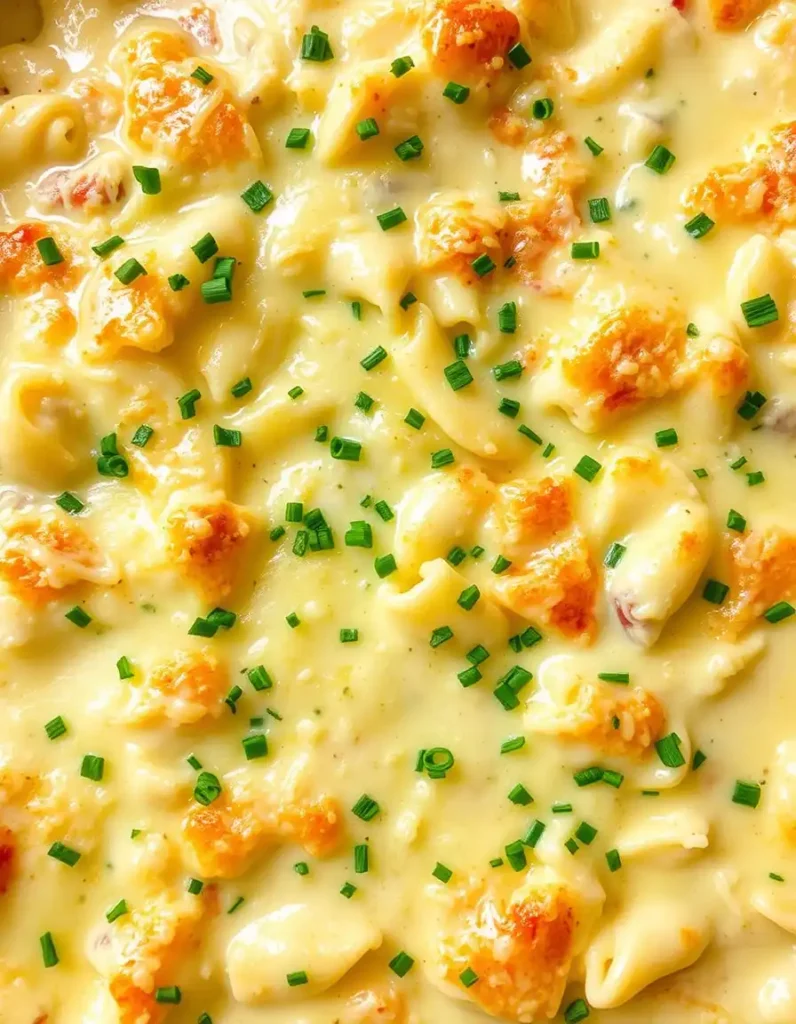 Chicken Alfredo Bake
