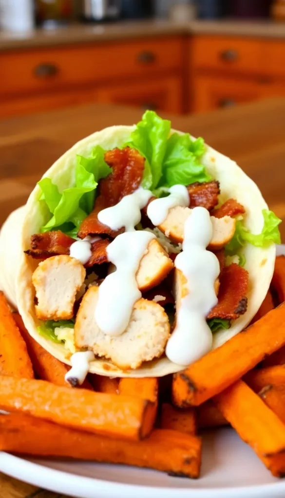 Chicken Bacon Ranch Wrap