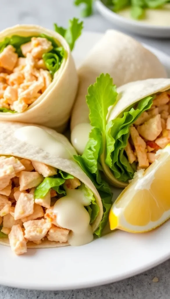 Chicken Caesar Wraps