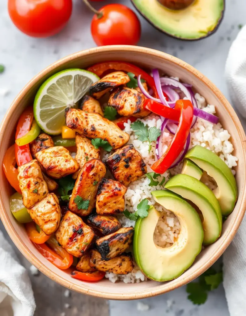 Chicken Fajita Bowls