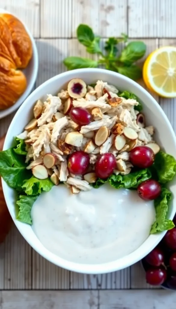 Chicken Salad with Grapes and Almonds
