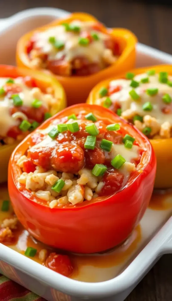 Chicken Stuffed Peppers
