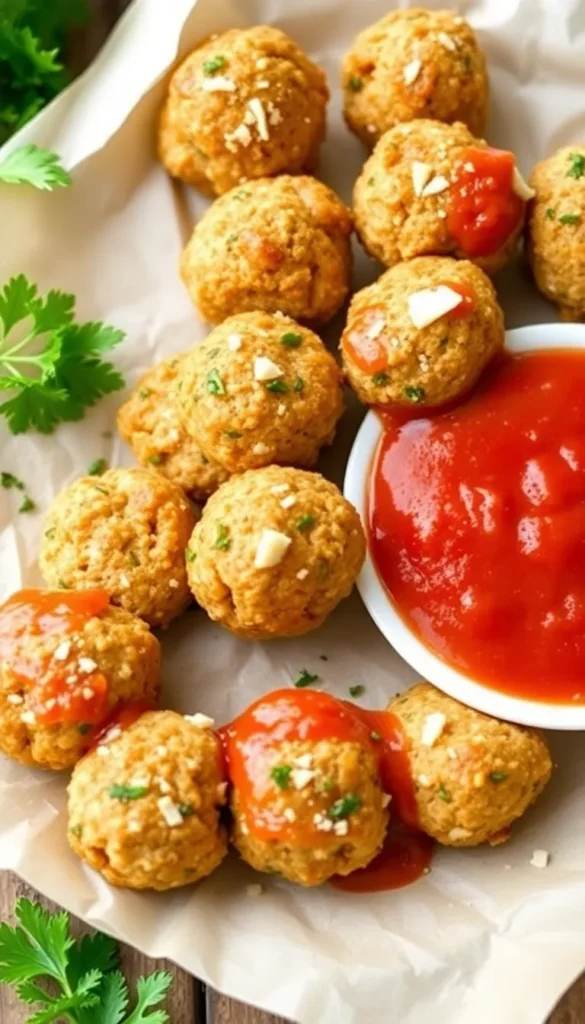 Chicken Zucchini Meatballs