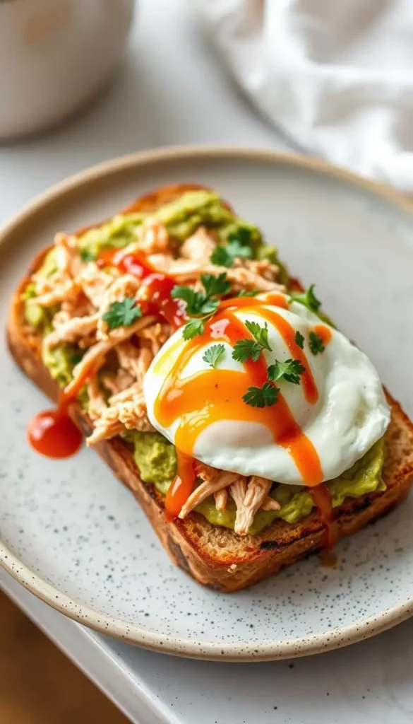 Chicken and Avocado Toast