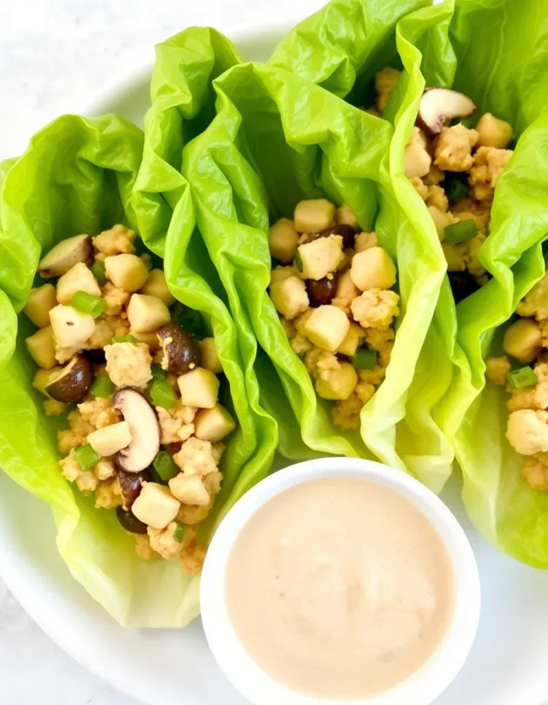 Chicken and Veggie Lettuce Wraps