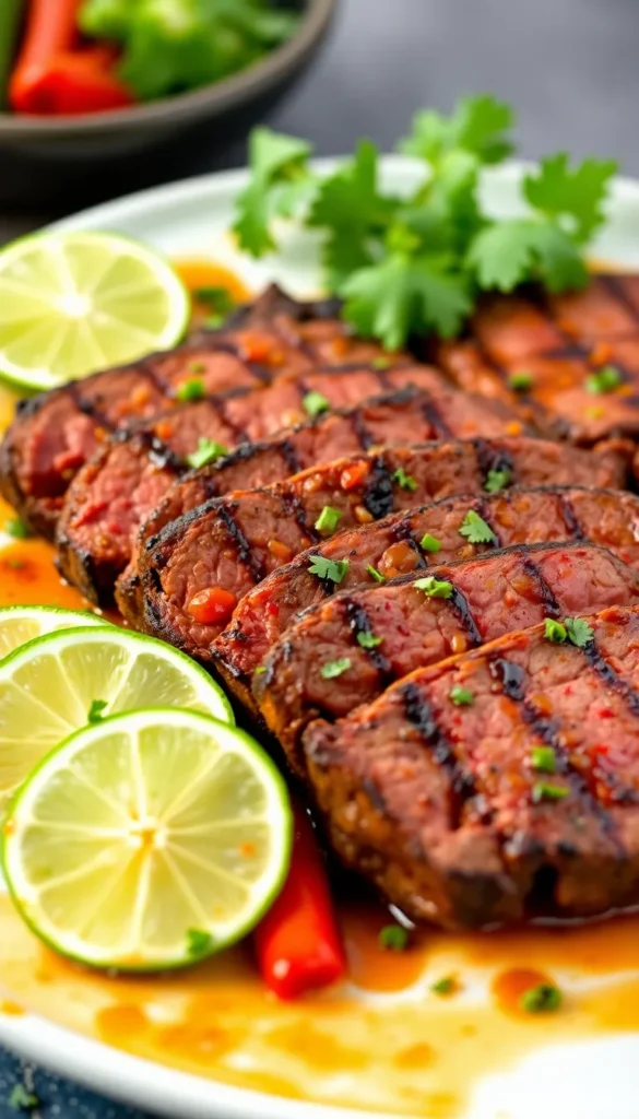 Chili Lime Top Round Steak