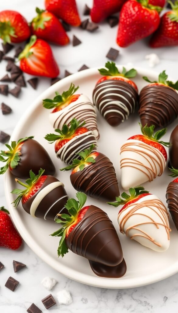 Chocolate-Dipped Strawberries