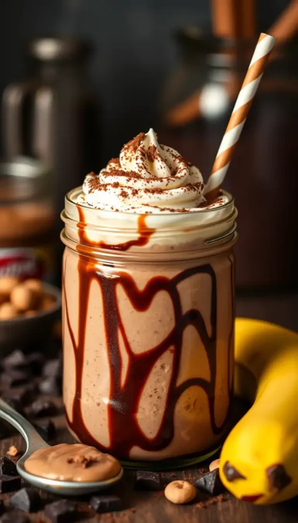 Chocolate Peanut Butter Smoothie