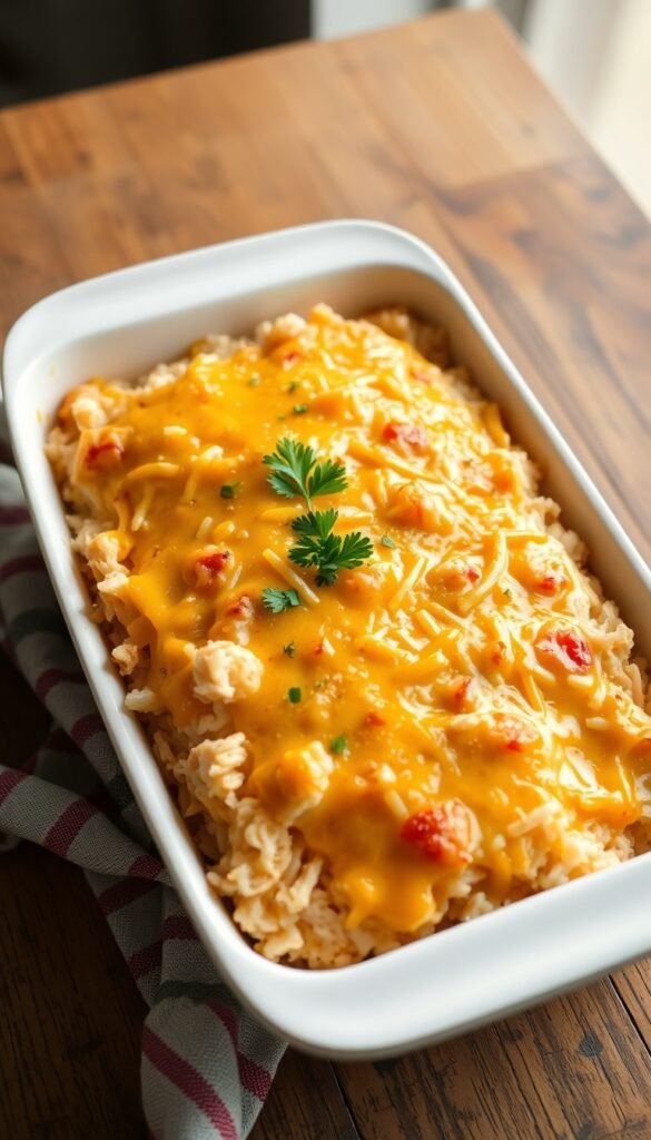Classic Chicken and Rice Casserole