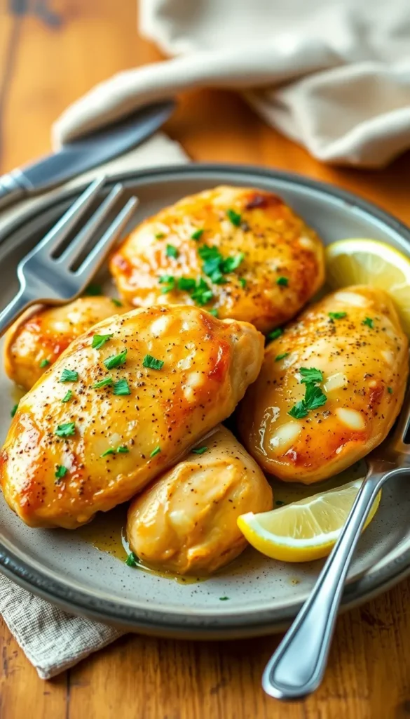 Classic Garlic Butter Chicken Tenderloins
