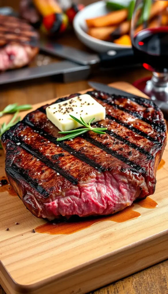 Classic Grilled Ribeye Steak