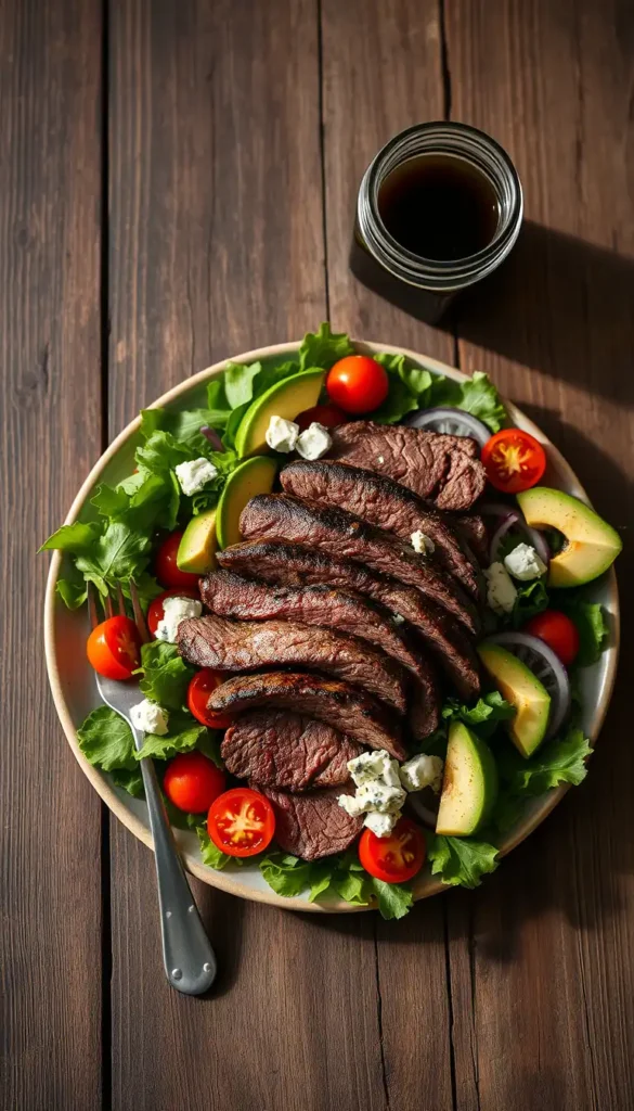 Classic Grilled Steak Salad with Balsamic Vinaigrette