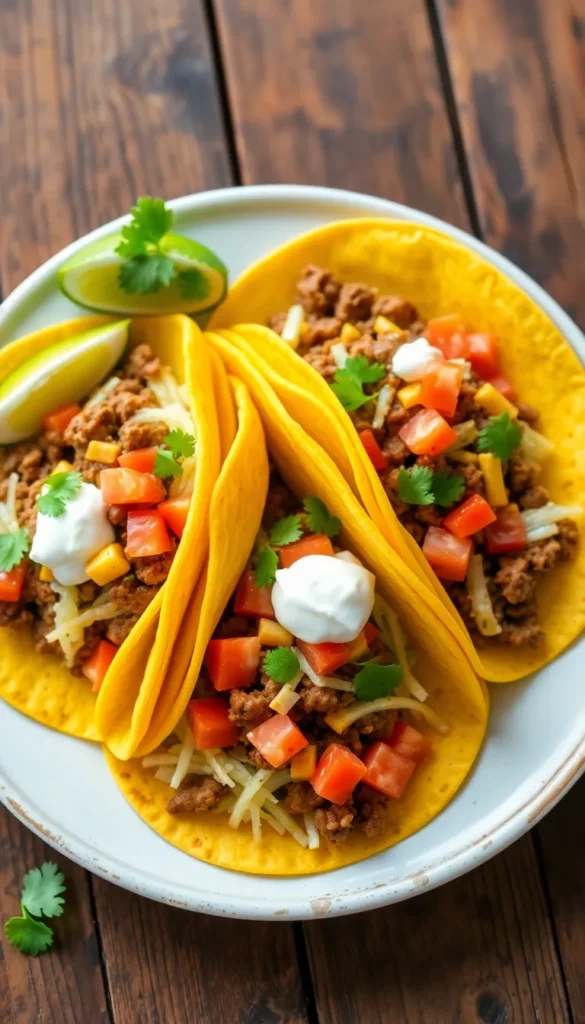 Classic Ground Beef Tacos