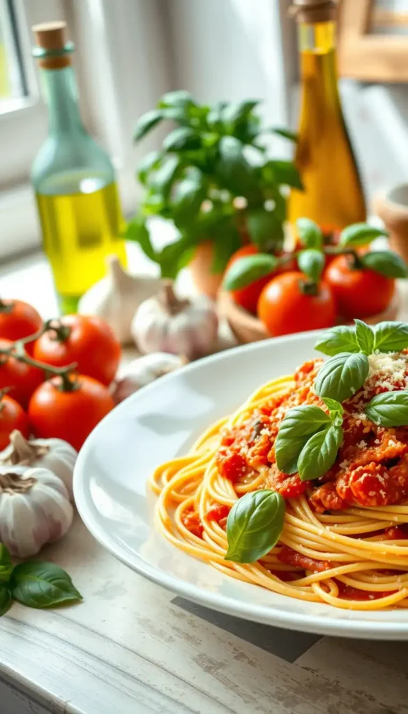 Classic Italian Tomato Basil Sauce