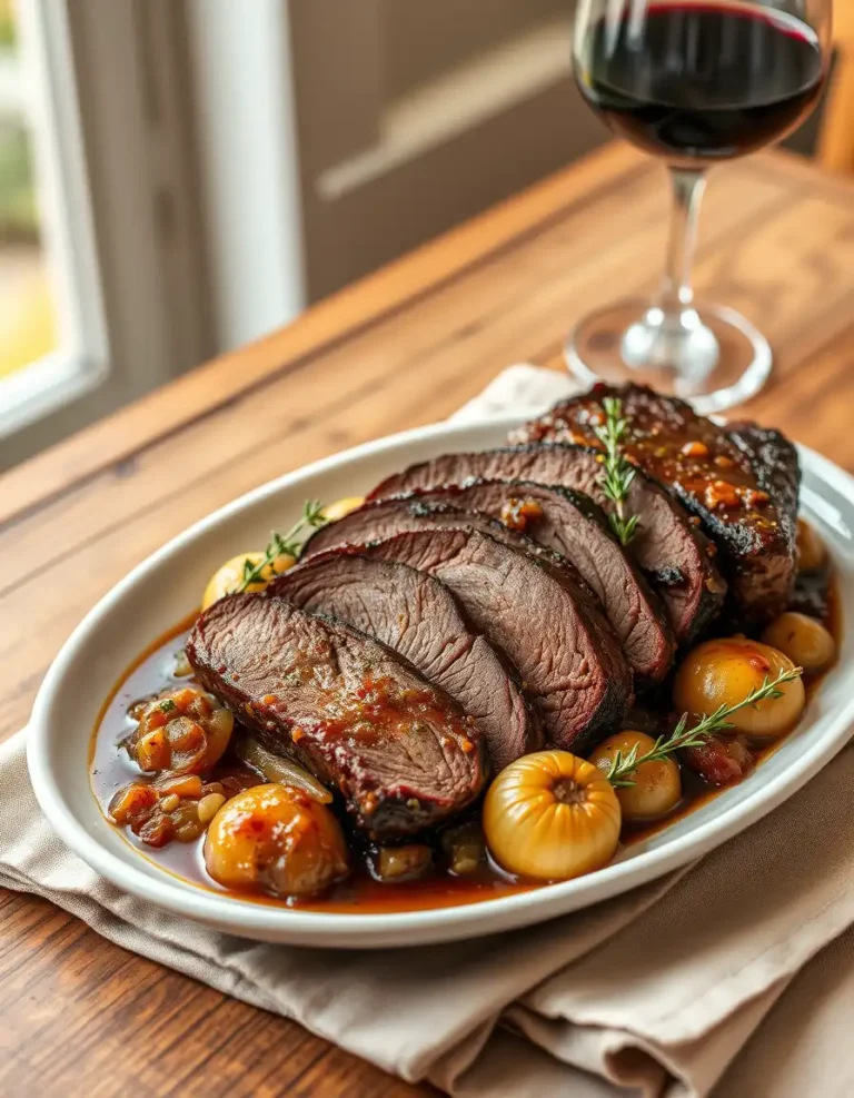 Classic Oven-Braised Beef Brisket