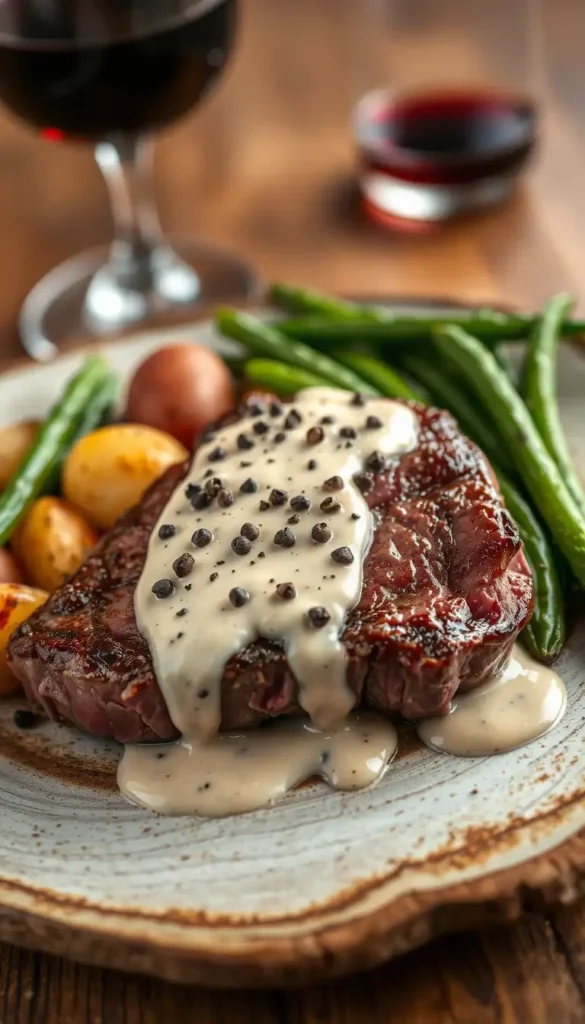 Classic Peppercorn Sauce