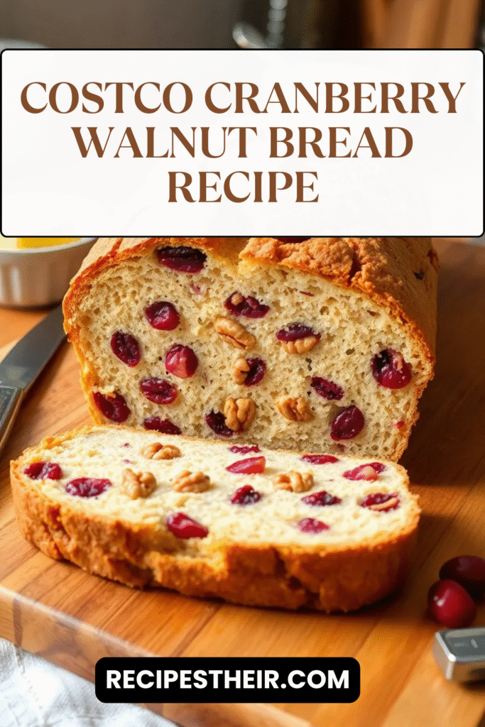 Costco Cranberry Walnut Bread Recipe
