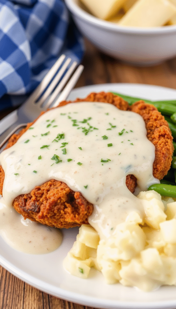 Country-Fried Top Round Steak