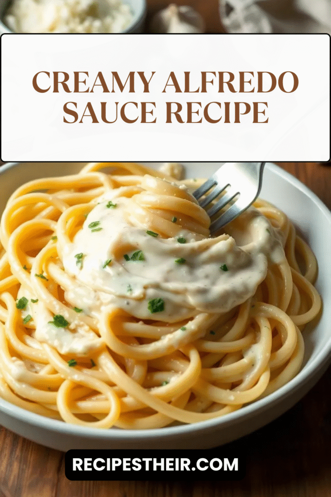 Creamy Alfredo Sauce Recipe