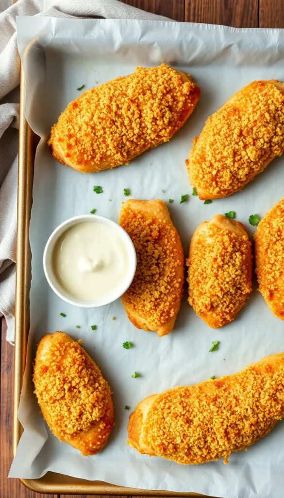 Crispy Baked Chicken Tenderloins