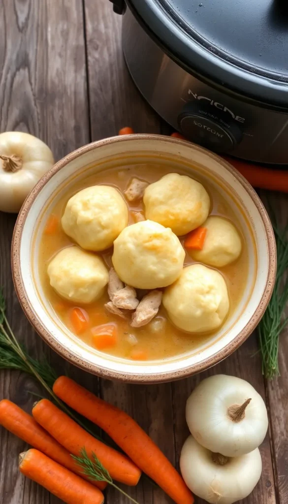Crockpot Chicken and Dumplings