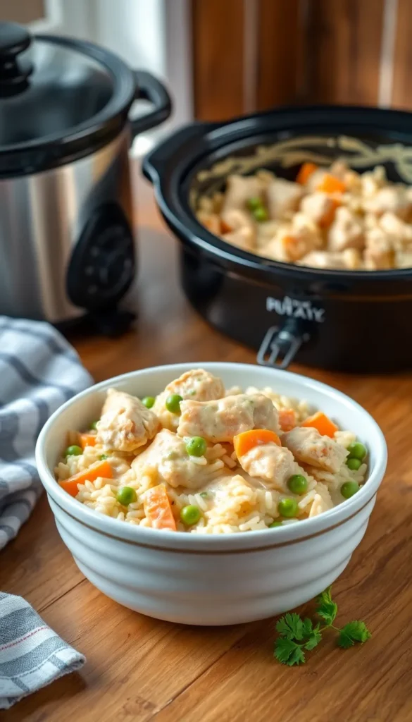 Crockpot Chicken and Rice