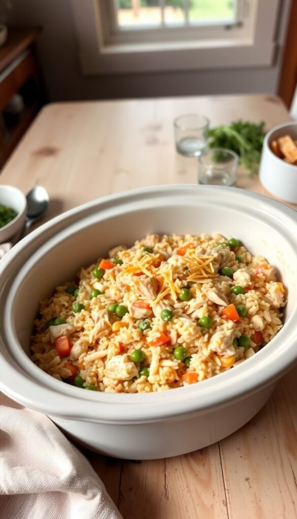 Crockpot Chicken and Rice