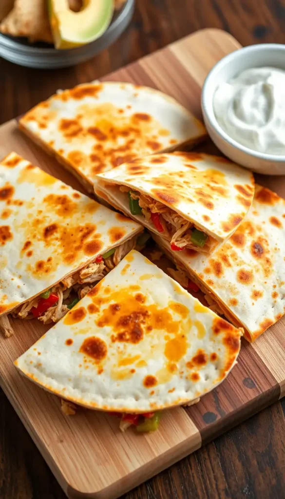 Easy Chicken Quesadillas