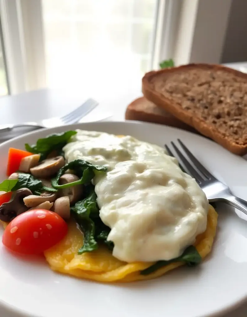 Egg White Veggie Omelet