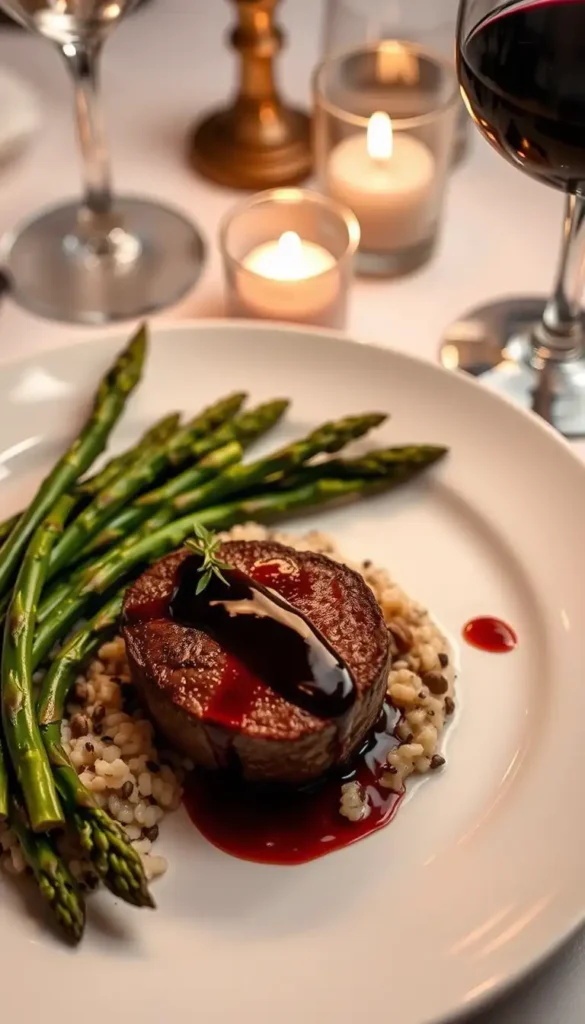 Filet Mignon with Red Wine Reduction
