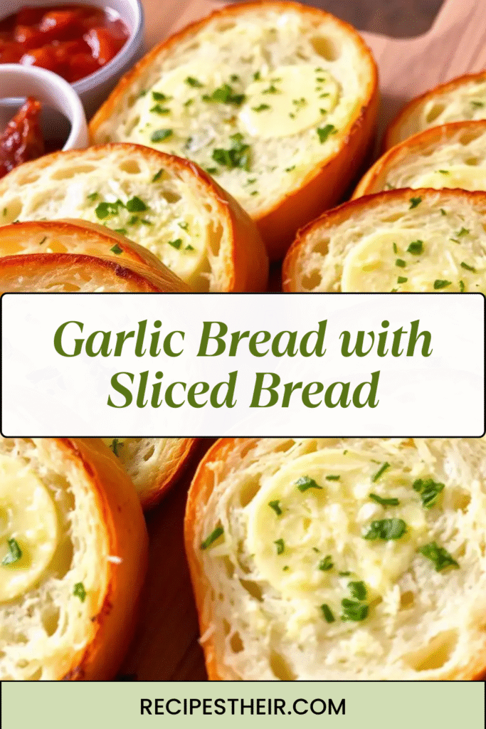 Garlic Bread with Sliced Bread