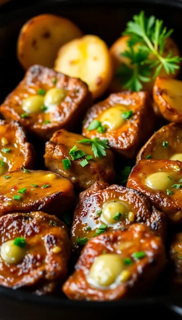 Garlic Butter Steak Bites