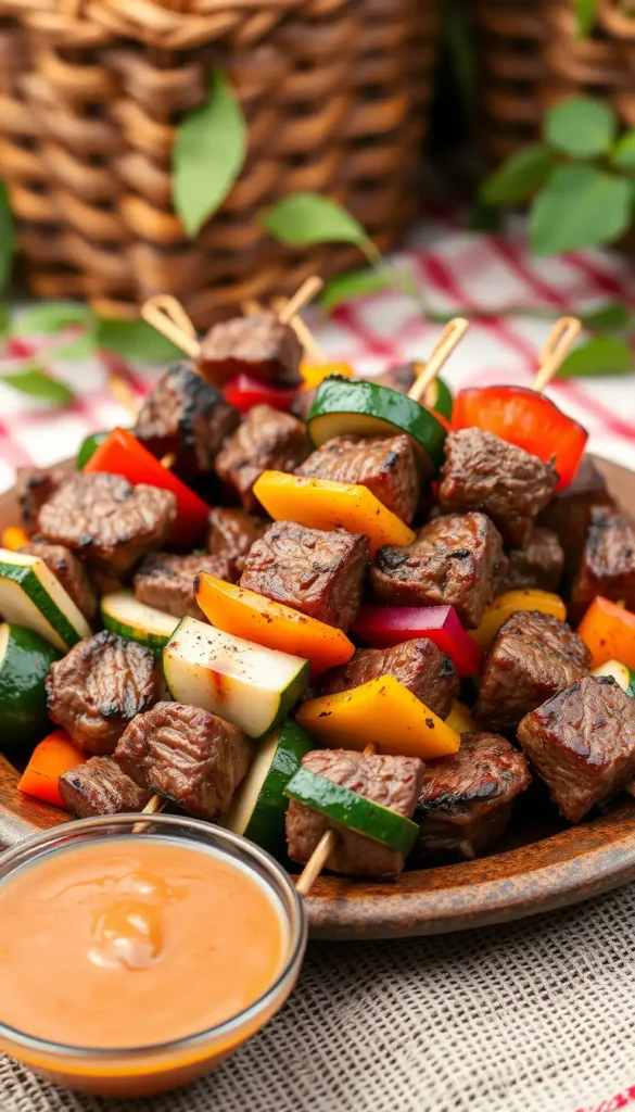 Grilled Steak Kabobs