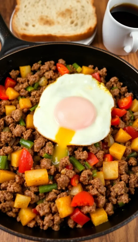 Ground Beef Breakfast Hash