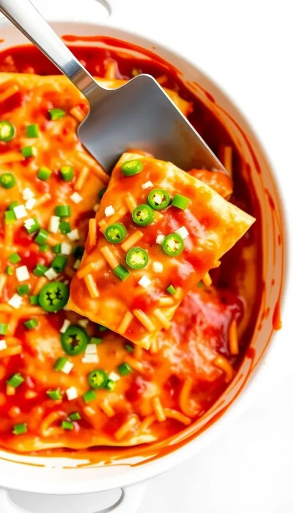 Ground Beef Enchiladas