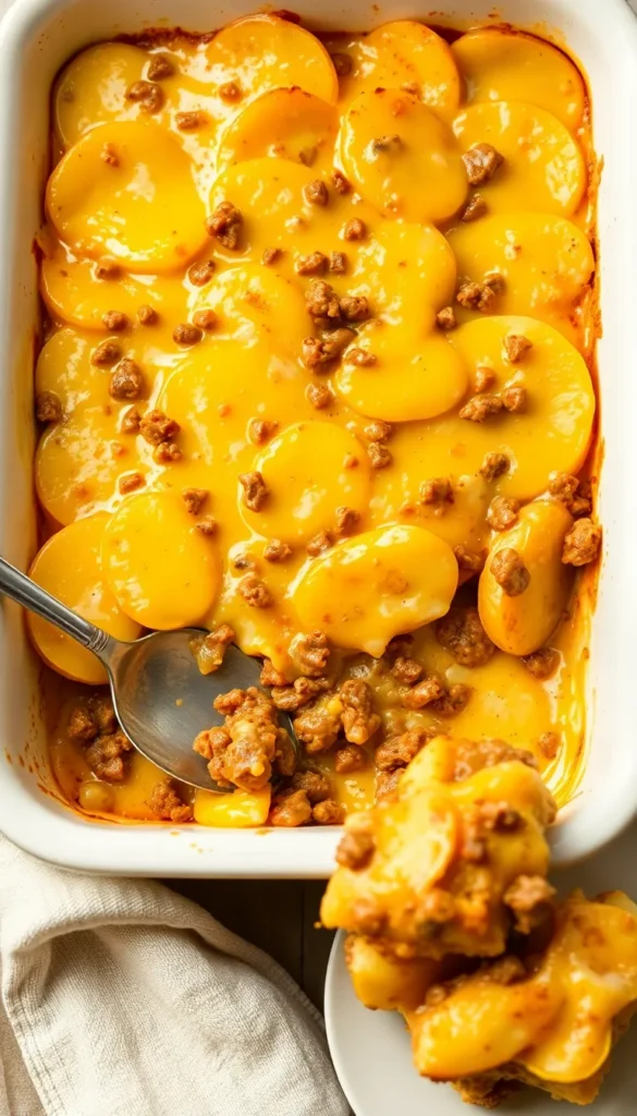 Ground Beef and Potato Casserole