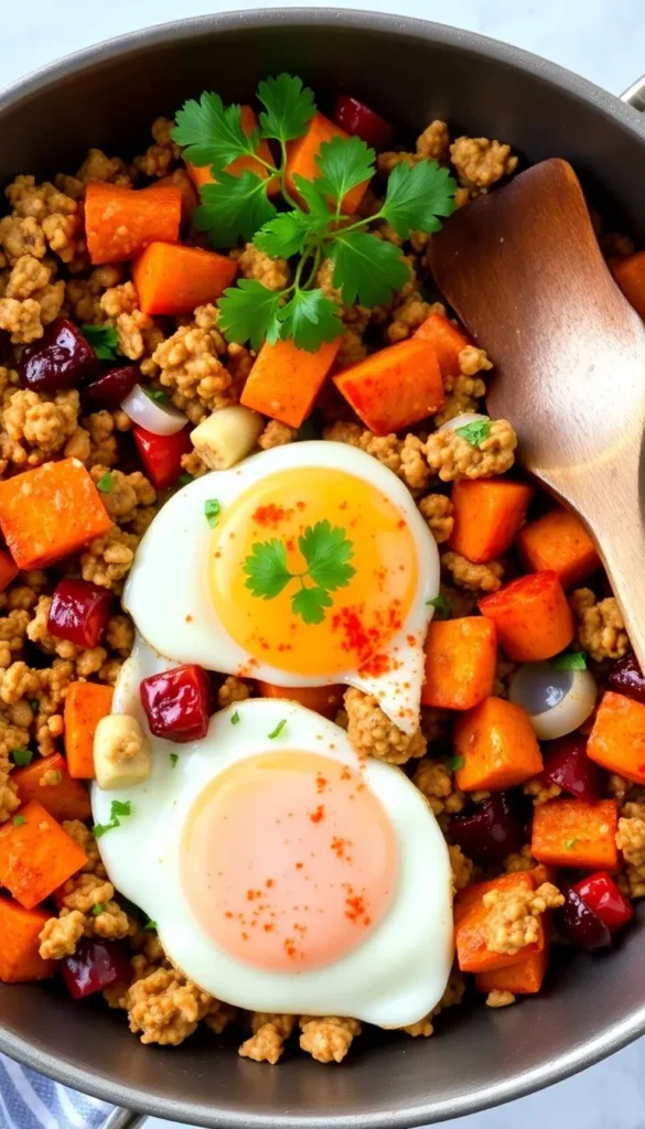 Ground Chicken Breakfast Hash