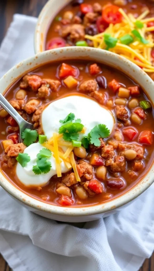 Ground Chicken Chili