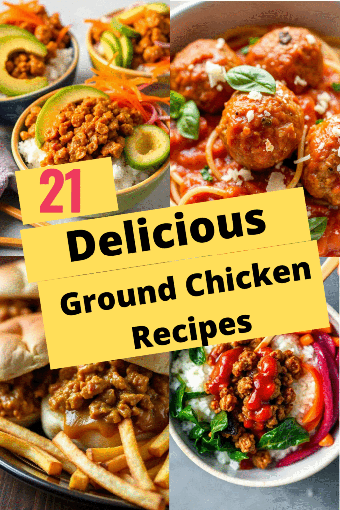 Ground Chicken Recipes