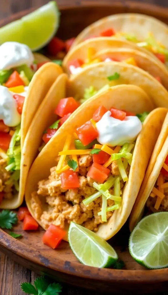 Ground Chicken Tacos