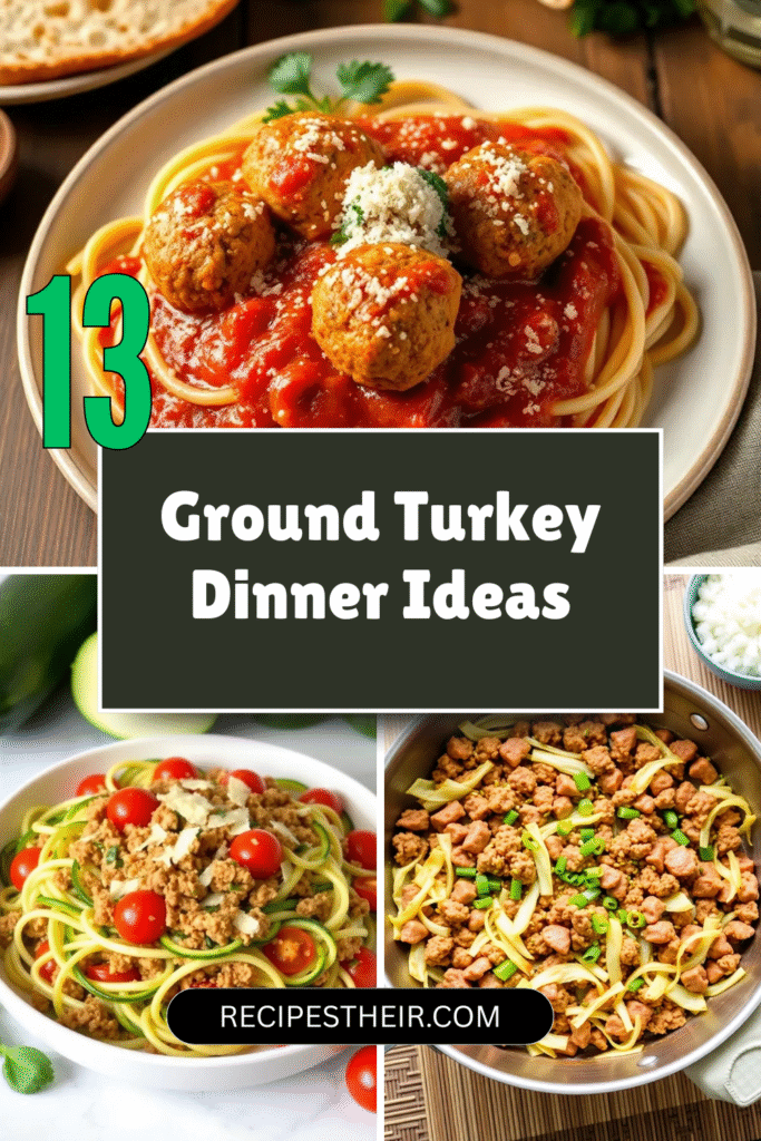 Ground Turkey Dinner Ideas