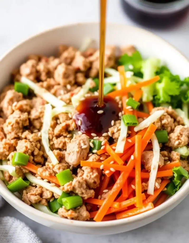 Ground Turkey Egg Roll in a Bowl