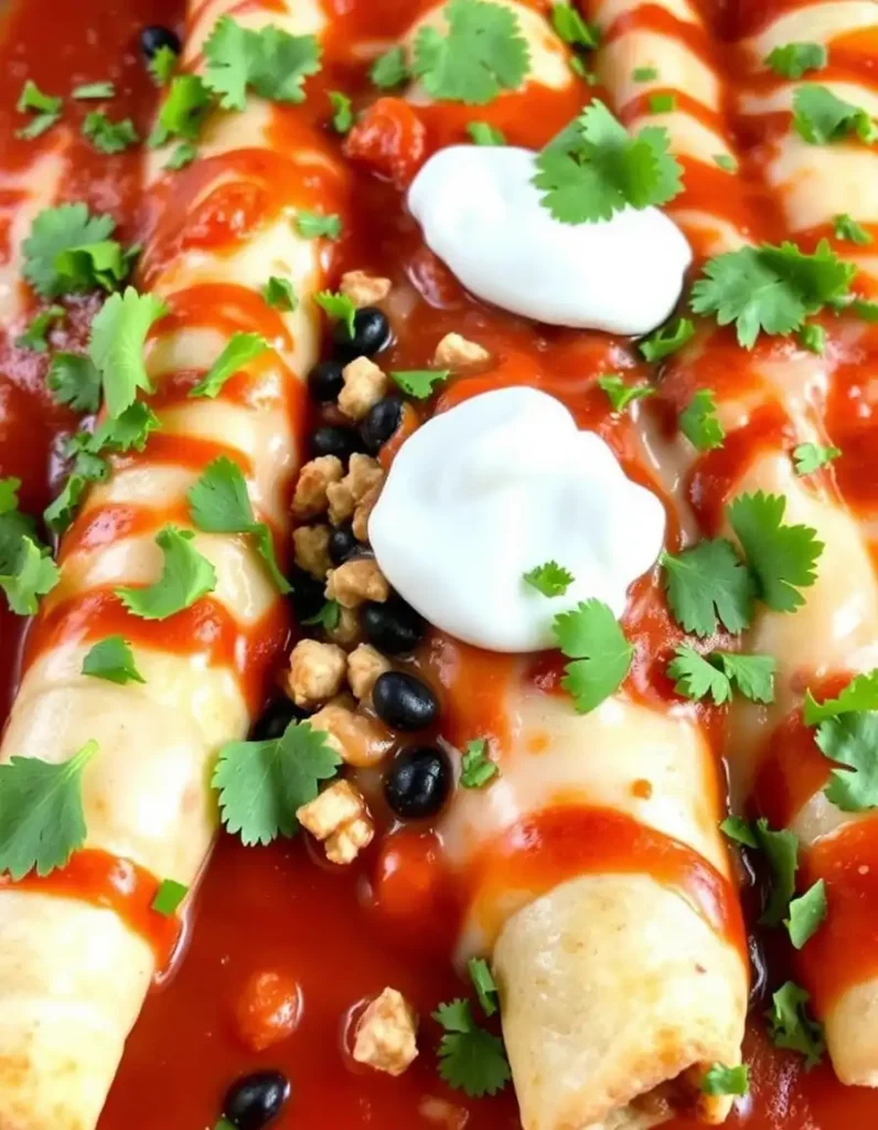 Ground Turkey Enchiladas