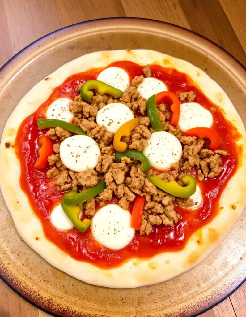 Ground Turkey Pizza Topping