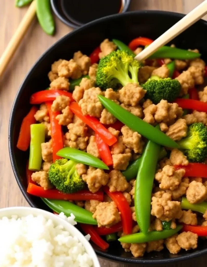 Ground Turkey Stir Fry