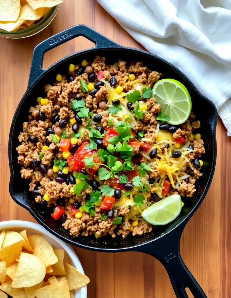 Ground Turkey Taco Skillet