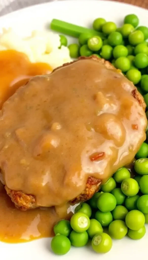 Hamburger Steaks with Onion Gravy