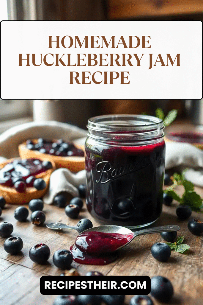 Homemade Huckleberry Jam Recipe