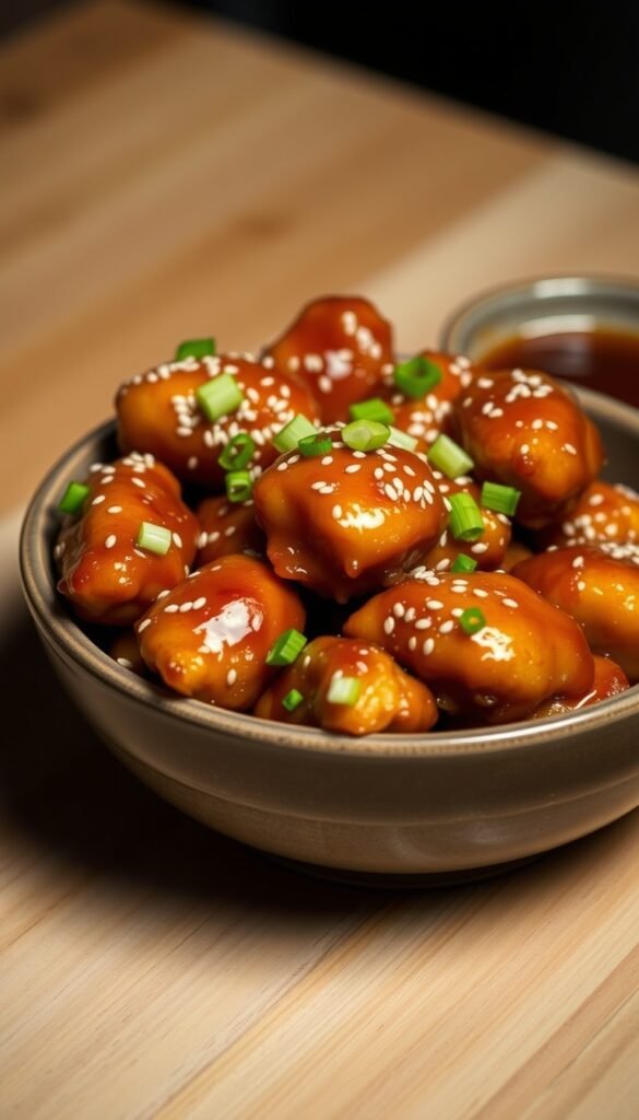 Honey Garlic Chicken Bites